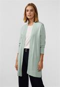 Offener Cardigan wave green melange