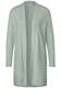 Offener Cardigan wave green melange