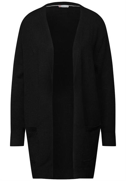 Offener Cosy Cardigan black