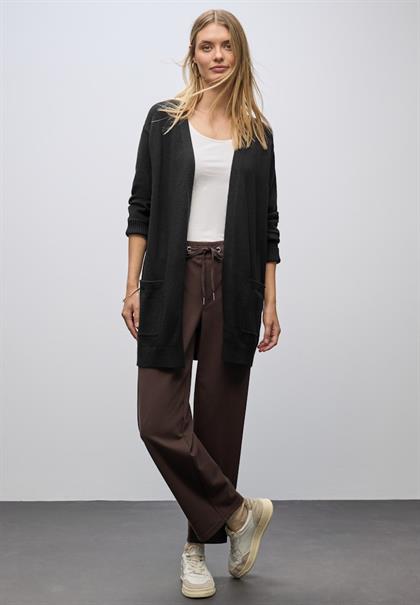 Offener Cosy Cardigan black