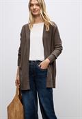 Offener Cosy Cardigan dark nomad brown mel.
