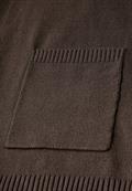 Offener Cosy Cardigan dark nomad brown mel.