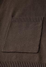Offener Cosy Cardigan dark nomad brown mel.