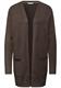Offener Cosy Cardigan dark nomad brown mel.