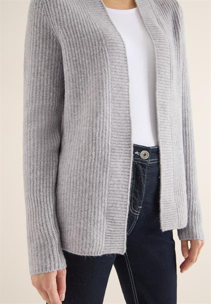 Offener Cosy Cardigan luna grey melange