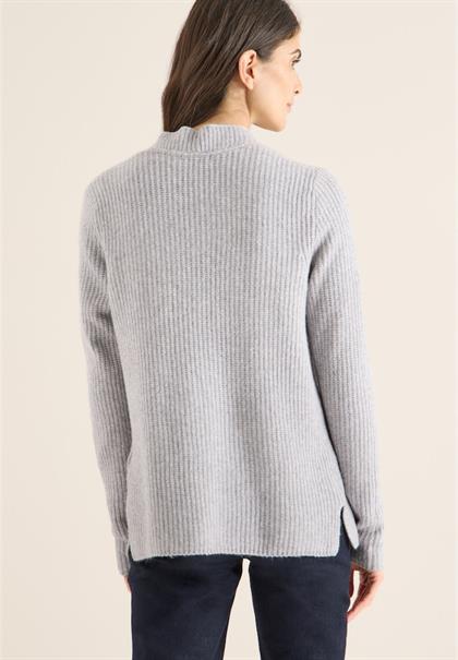 Offener Cosy Cardigan luna grey melange