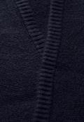 Offener Strukturcardigan deep blue