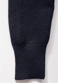 Offener Strukturcardigan deep blue