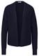 Offener Strukturcardigan deep blue