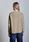 Offener Strukturcardigan honey sand mel.