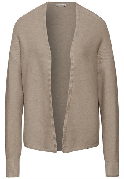 Offener Strukturcardigan honey sand mel.