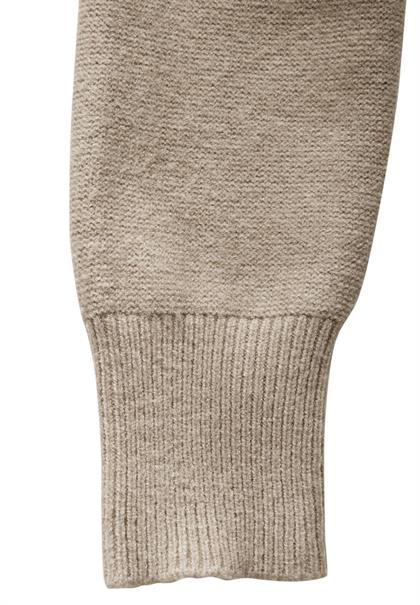 Offener Strukturcardigan honey sand mel.