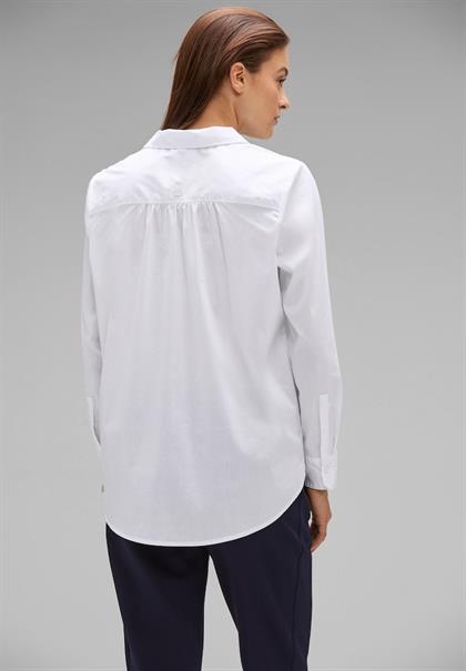 Office Longbluse white