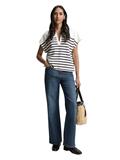 offwhite navy stripe