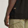 Old skool logo r t dk black