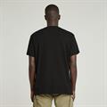 Old skool logo r t dk black