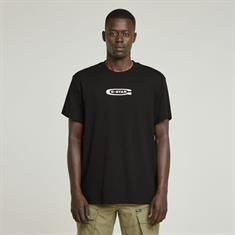Old skool logo r t dk black