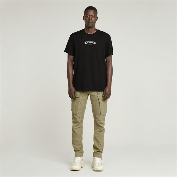 Old skool logo r t dk black