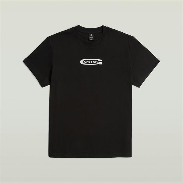 Old skool logo r t dk black