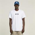 Old skool logo r t white