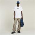 Old skool logo r t white