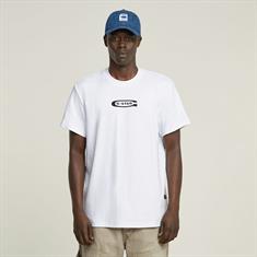 Old skool logo r t white