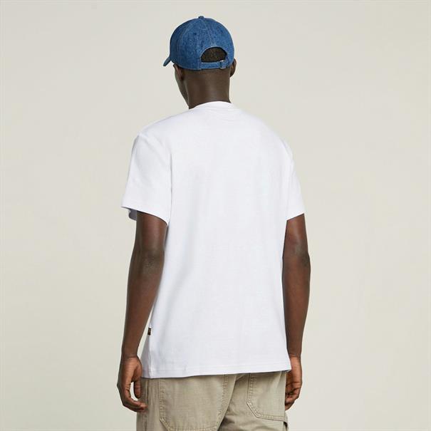 Old skool logo r t white