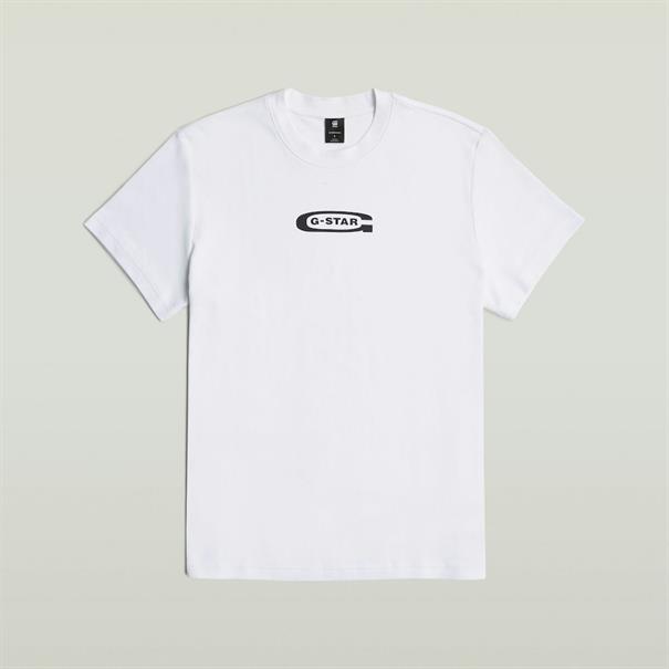 Old skool logo r t white