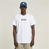 Old skool logo r t white