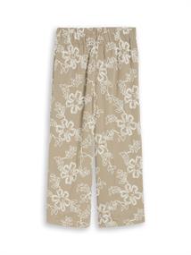 olive white big flower design