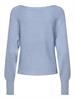 ONLADALINE L/S SHORT PULLO KNT NOOS soft chambray