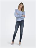 ONLADALINE L/S SHORT PULLO KNT NOOS soft chambray