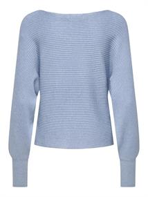 ONLADALINE L/S SHORT PULLO KNT NOOS soft chambray