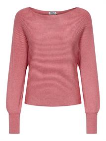 ONLADALINE L/S SHORT PULLO KNT NOOS tea rose2