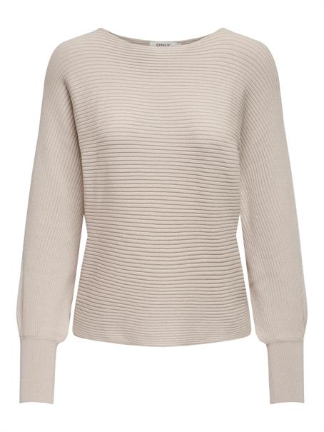 ONLADALINE LIFE L/S SHORT PULLO KNT NOOS pumice stone