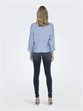 ONLADALINE LIFE L/S SHORT PULLO KNT NOOS soft chambray
