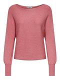 ONLADALINE LIFE L/S SHORT PULLO KNT NOOS tea rose2