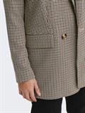 ONLADISON L/S CHECK BLAZER TLR OS NOOS white sand