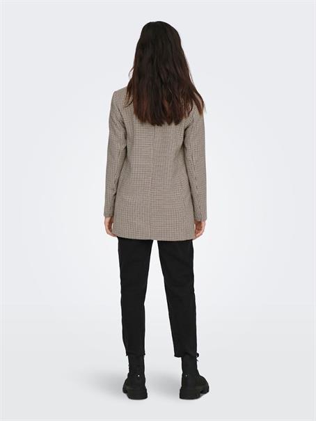 ONLADISON L/S CHECK BLAZER TLR OS NOOS white sand