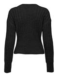 ONLAGNES LS RIB HIGHNECK CC KNT black