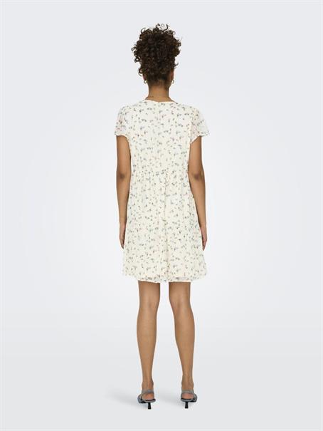 ONLAIDA ELISA LIFE DOBBY DRESS WVN cloud dancer