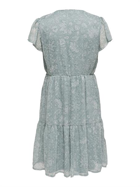 ONLAIDA ELISA LIFE DOBBY DRESS WVN fog green