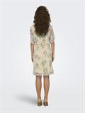 ONLAIDA ELISA SS DRESS LIFE WVN cannoli cream