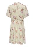 ONLAIDA ELISA SS DRESS LIFE WVN cannoli cream