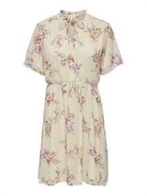 ONLAIDA ELISA SS DRESS LIFE WVN cannoli cream