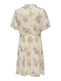 ONLAIDA ELISA SS DRESS LIFE WVN cannoli cream
