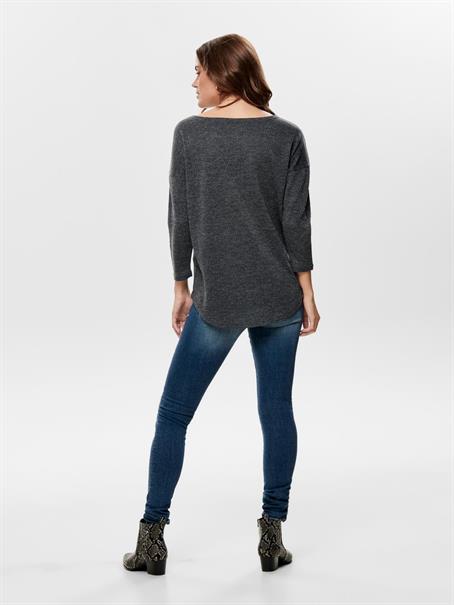 ONLALBA 3/4 TOP JRS NOOS dark grey melange