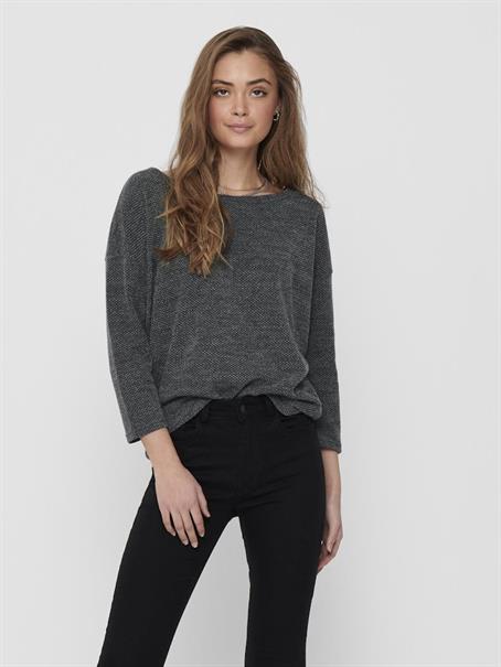 ONLALBA 3/4 TOP JRS NOOS dark grey melange