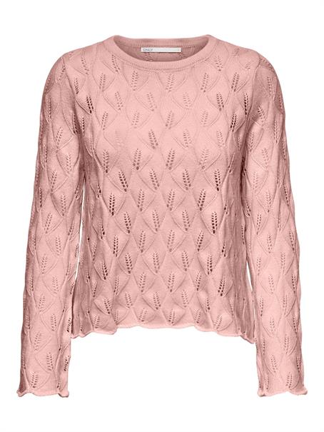 ONLALBI LIFE L/S PULLOVER CC KNT rosette
