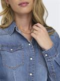 ONLALEXA L/S DNM SHIRT ANA NOOS medium blue denim2